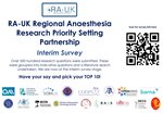 RA-UK Regional Anaesthesia  Research Priority Setting  Partnership